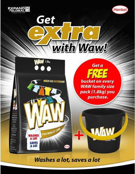 Wow detergent 1.8kg + free bucket